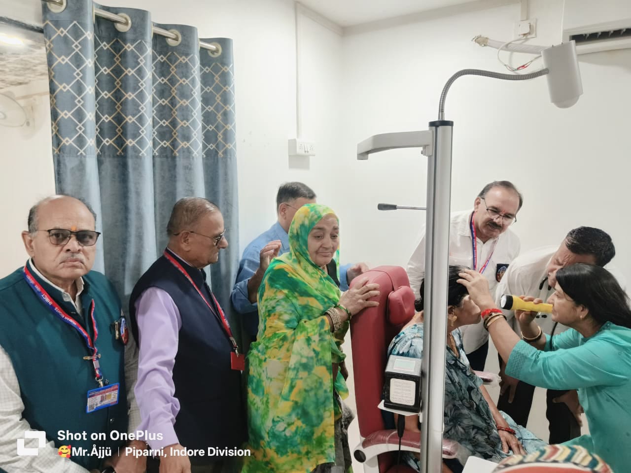 कंचन हास्पिटल धार में भारतीय मानव अधिकार सहकार ट्रस्ट द्वारा सफल निःशुल्क नेत्र जांच शिविर आयोजित