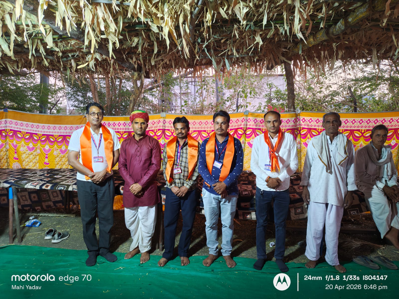 देवास जिले के ग्राम तिवड़िया में आयोजित भव्य धार्मिक आयोजन में भारतीय मानव अधिकार सहकार ट्रस्ट पदाधिकारियों की सहभागिता एवं सेवा कार्य