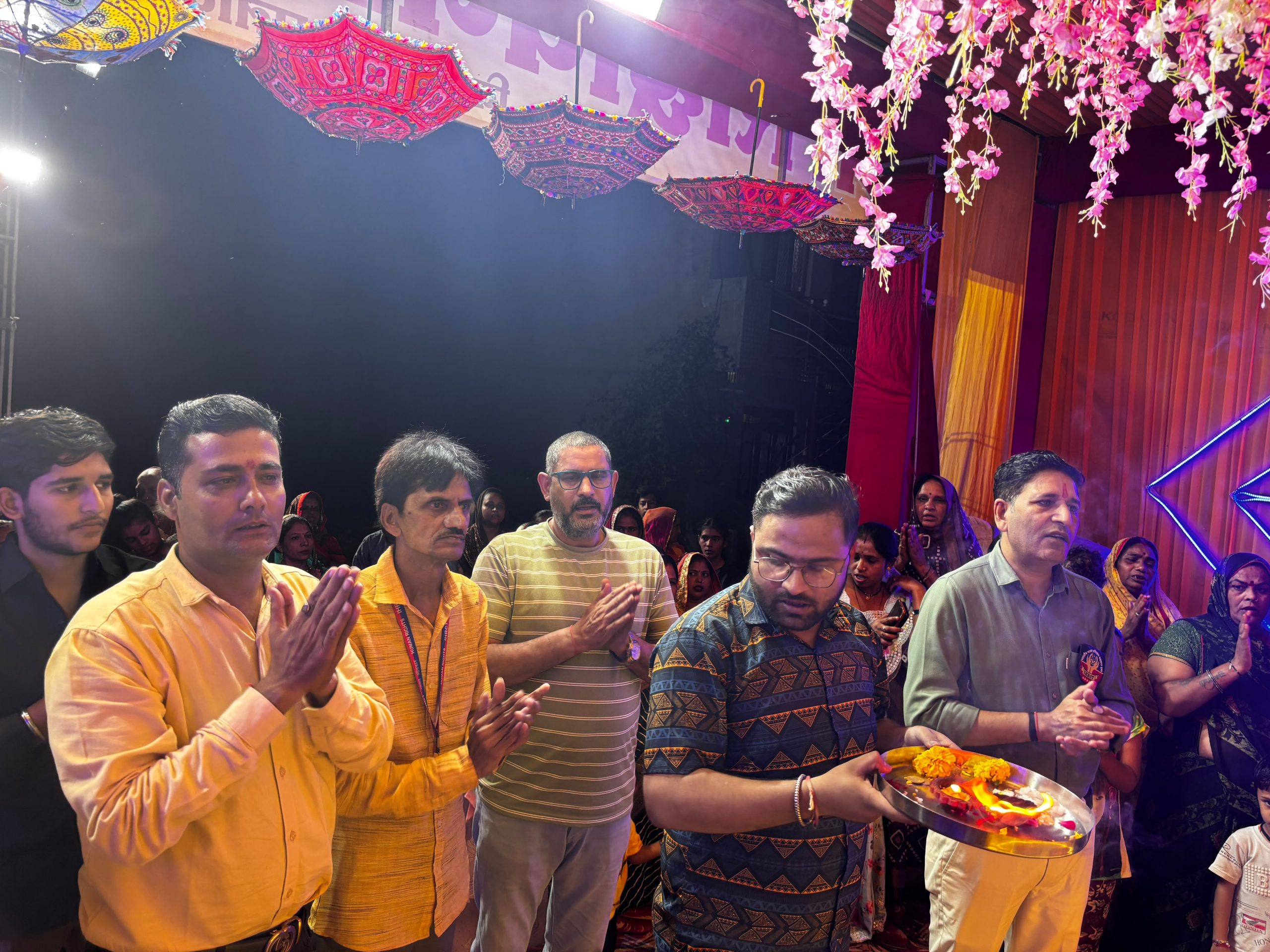 श्री सिद्धिविनायक समिति विद्यानगर की गणेश महाआरती में IHRCT नागदा टीम ने की सहभागिता